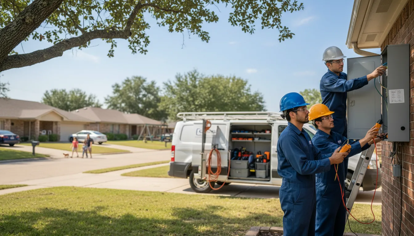 Certified electrician providing emergency electrical services in Elmendorf, TX